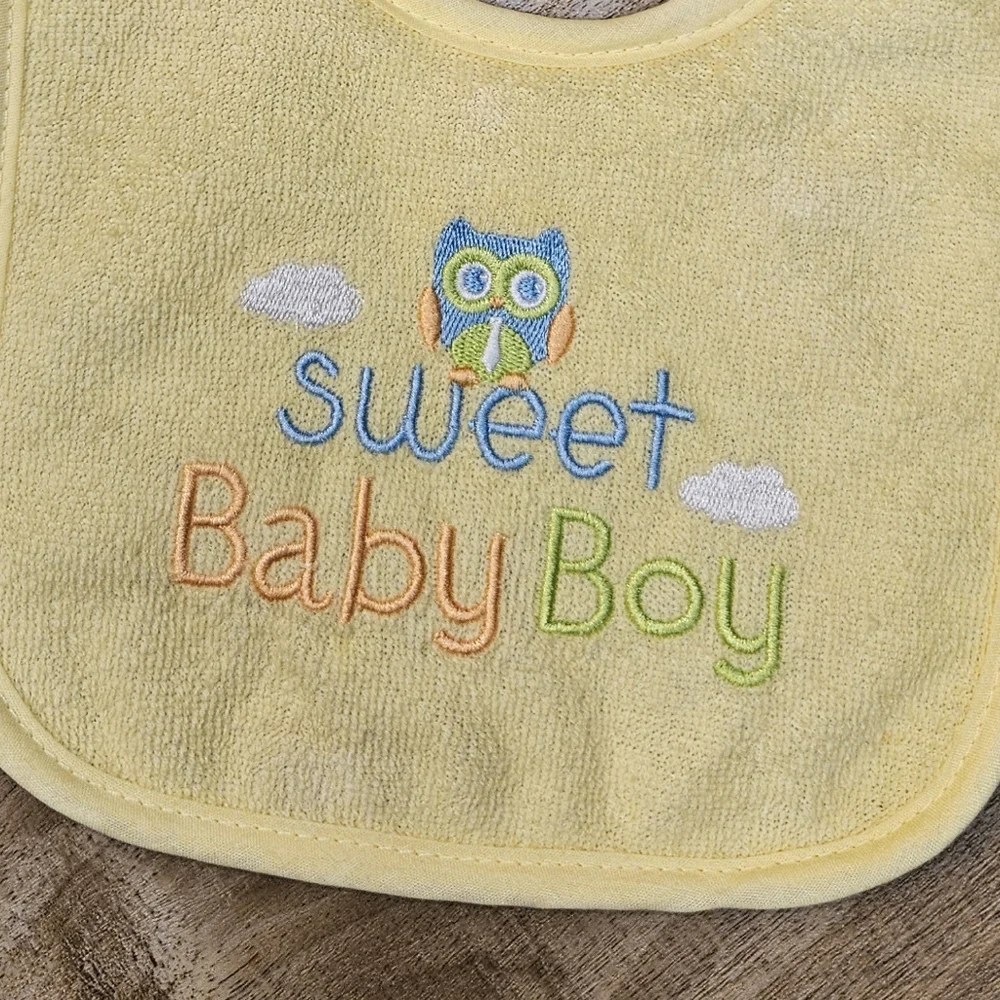 Bundle Of 4 Baby Boy Bibs